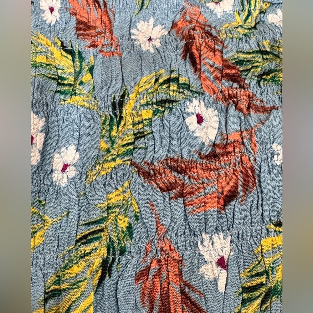 Illa Illa Floral Two Piece Set Size Small Boho Crop Top Skirt NWOT - Picture 8 of 12